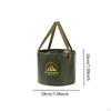 Folding Water Bucket Storage Container with Handle Lightweight Car Wash Basin Fishing