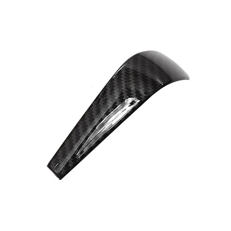 Kohlefaser Auto Schalthebelknauf Abdeckung Schale Schutz Zierleiste Aufkleber für BMW XI 1 3er Serie E91 E90 E93 2006-2012 Zubehör