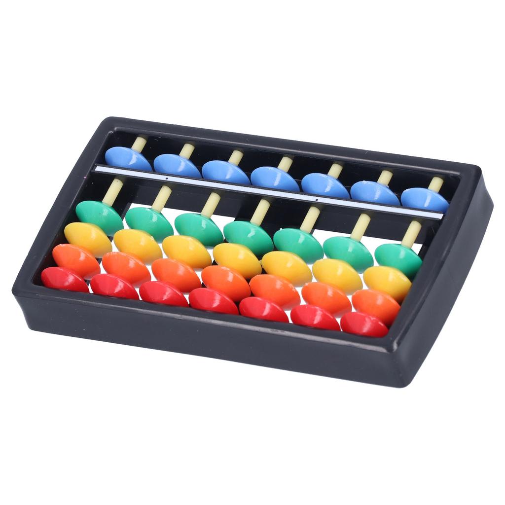 Abacus Exquisite Home Office Portable Colorful Bead Abacus Calculation Tool Educational Toy