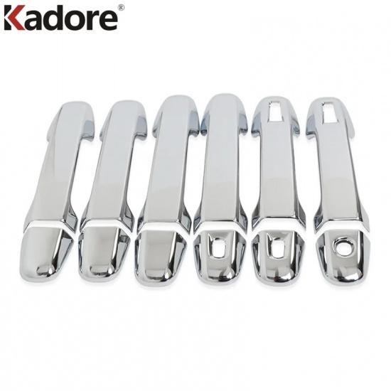 For Toyota Noah Voxy R80 2017 2018    Chrome Car Door Handle Cover Trim Side Handles Catch Cap Overlay Accessories