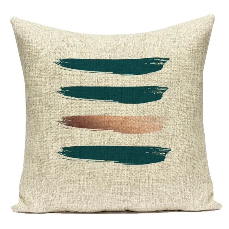 Modern Geometry High Quality Cushion Cover Throw Pillow Polyester Car Sofa Bed Home Decor Triangle Arrow Printed Pillow Case