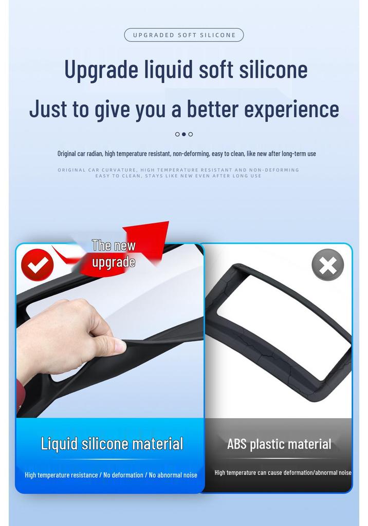 Xiaopeng X9 Silicone Curved HUD Dust Cover - Fits 26 Models