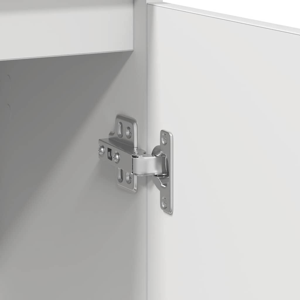 vidaXL Sideboard Mit Schublade Weiß 71x35x65 Cm Holzwerkstoff