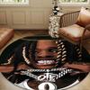 King Of The Rapper Round Rug for Livingroom,Bedroom, Palyroom, Chair Rug, Area Rug, Circle Carpet, Large Size Fan Christmas Gift