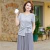 Elegant Summer Two-Piece Set for Middle-Aged Women