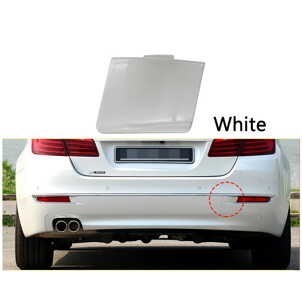 Rear Bumper Tow Hook Cap Towing Eye Cover For BMW 5-Series F10  528I 535D 535I 550I Sedan 2014-2017 51127332777 белый