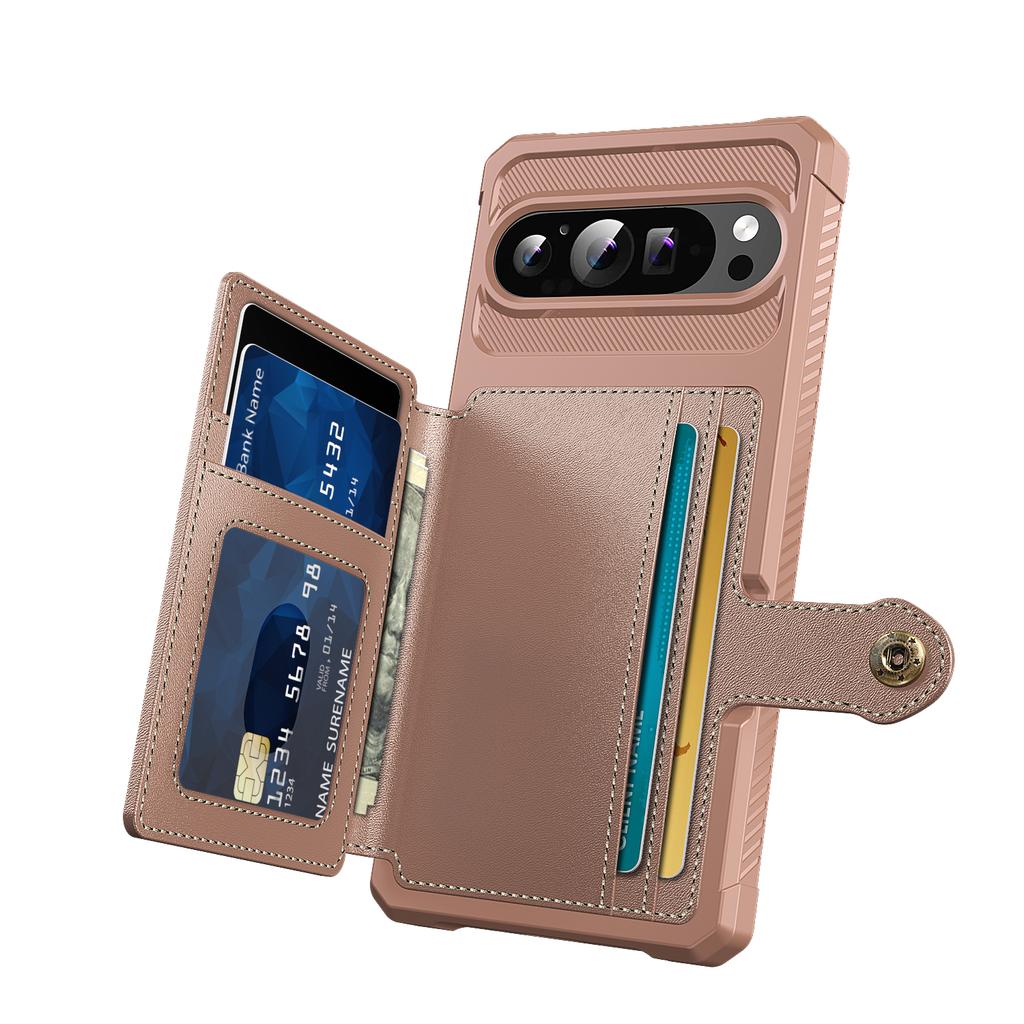 Wallet Case for Google Pixel 10 9 Pro XL Protective Cover Card Slots Shockproof Rugged PU Leather Flip Car Magnetic Wallet Cover