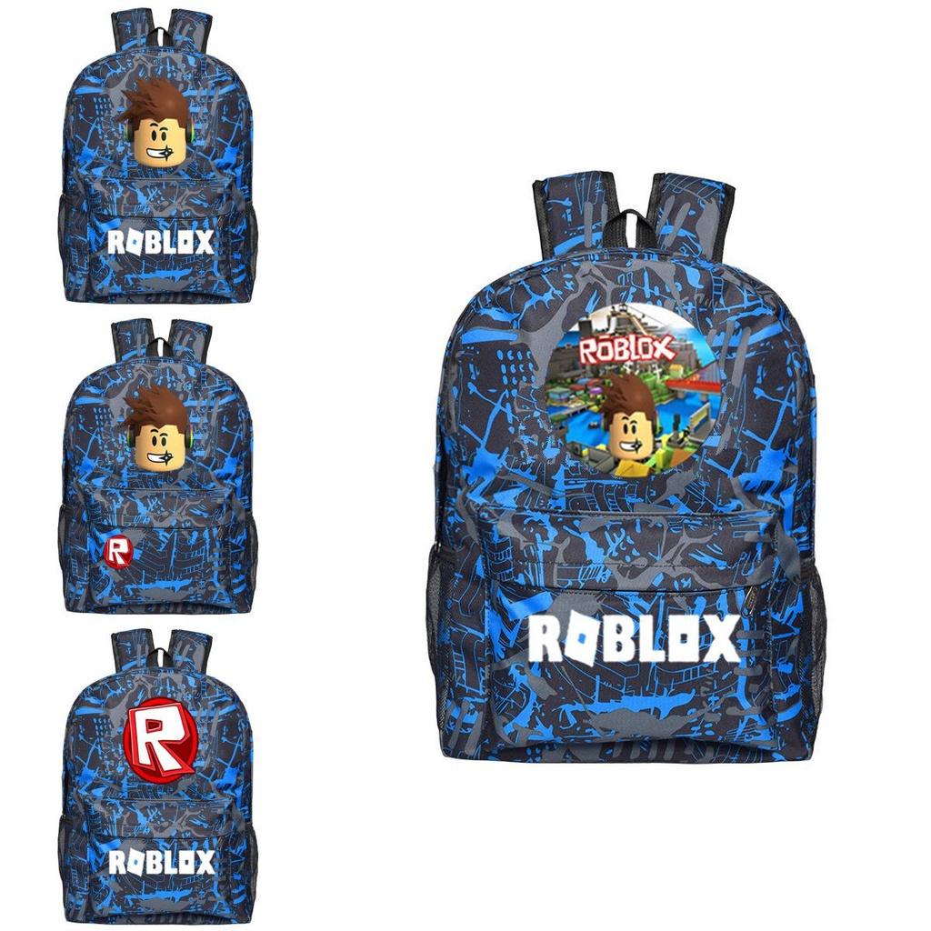 Roblox Pattern Kids School Backpack With Large Capacity And Durable Nylon Material