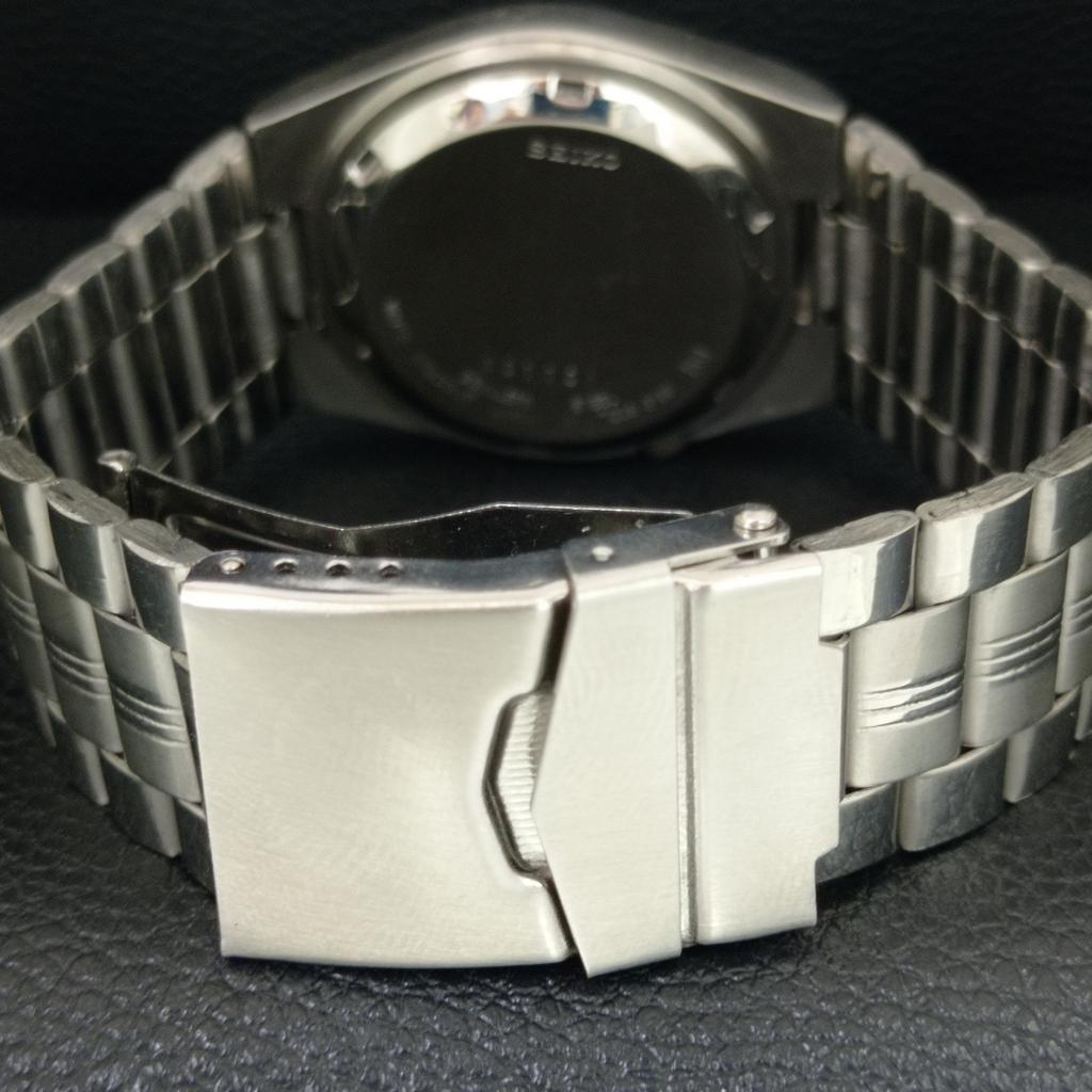 GENUINE VINTAGE SEIKO EXPO 70 AUTOMATIC JAPAN MENS BLUE DIAL WATCH A708782-1