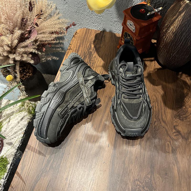 

Absorbent sole dad shoes women s trendy cool spring new thick-soled heightening sports shoes children s versatile running shoes 35 серый