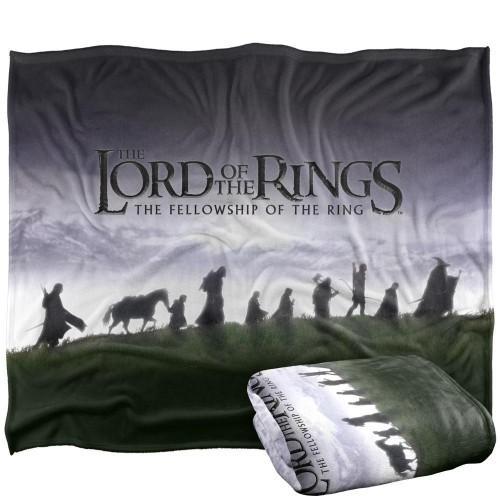LORD OF THE RINGS Fellowship Silhouette Decke