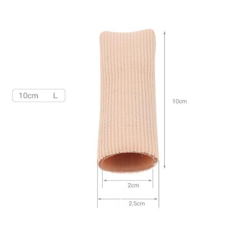 

Finger Toe Cover Protector Fabric Gel Skin Color Tube Bandage Pain Relief Guard M