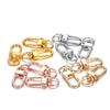 10pcs/lot 12*33mm Dog Buckle Zinc Alloy Bag Hook Buckle Key Ring Connectors For DIY Jewelry Making Supplies