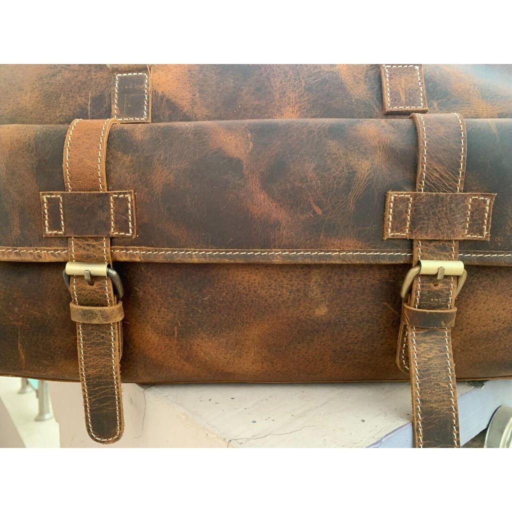 Torba podróżna ze skóry naturalnej Bagaż weekendowy Torba podróżna ze skóry bawolej