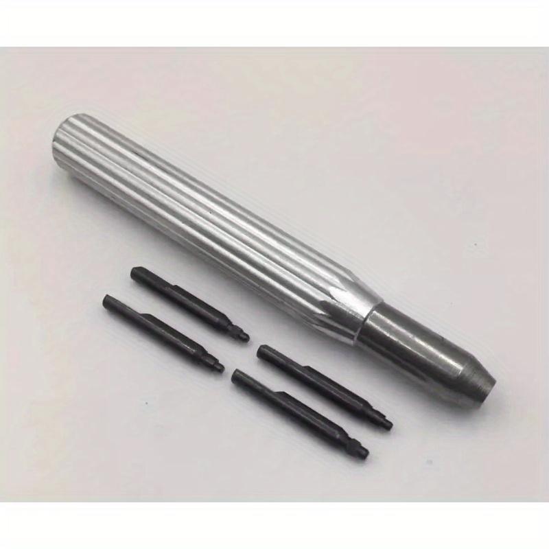 1Set Watch Crown Tube Insert Remover Tool with Steel 4 Pins for Rolex Case Removing Tube