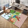 1PC The Adventures of Tintin Print rug suitable for office chair areas living rooms and computer desks perfect for home offices and an ideal holiday g