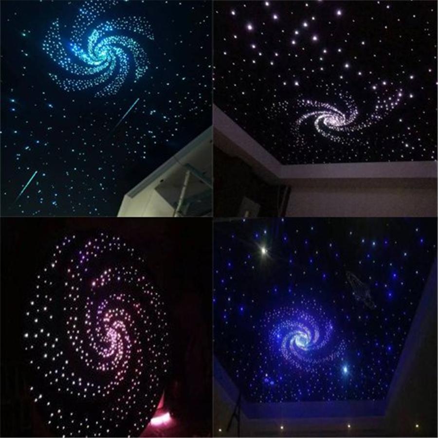 Auto-Dachhimmel, RGBW-Faseroptik-Licht, Sternenhimmel-Lampe, APP BT, Musiksteuerung