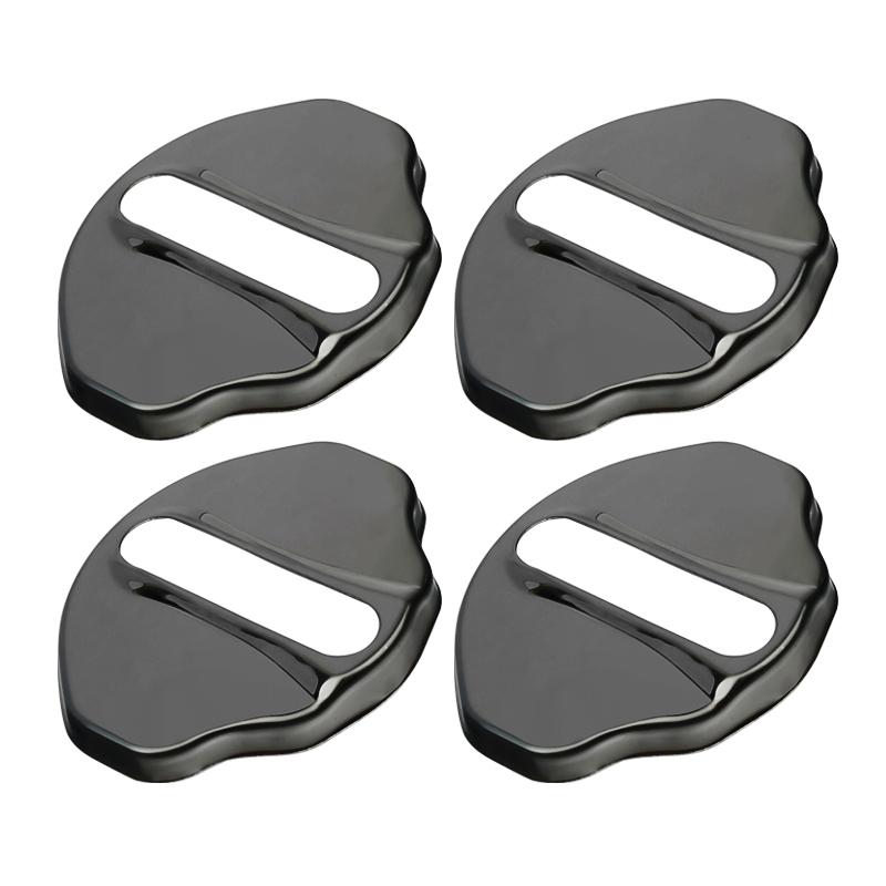 4PCS Car Door Lock Cover Stainless Steel Protection Accessories For BMW 7 Series M4 I4 I5 i5M I7 iX iX1 Z4