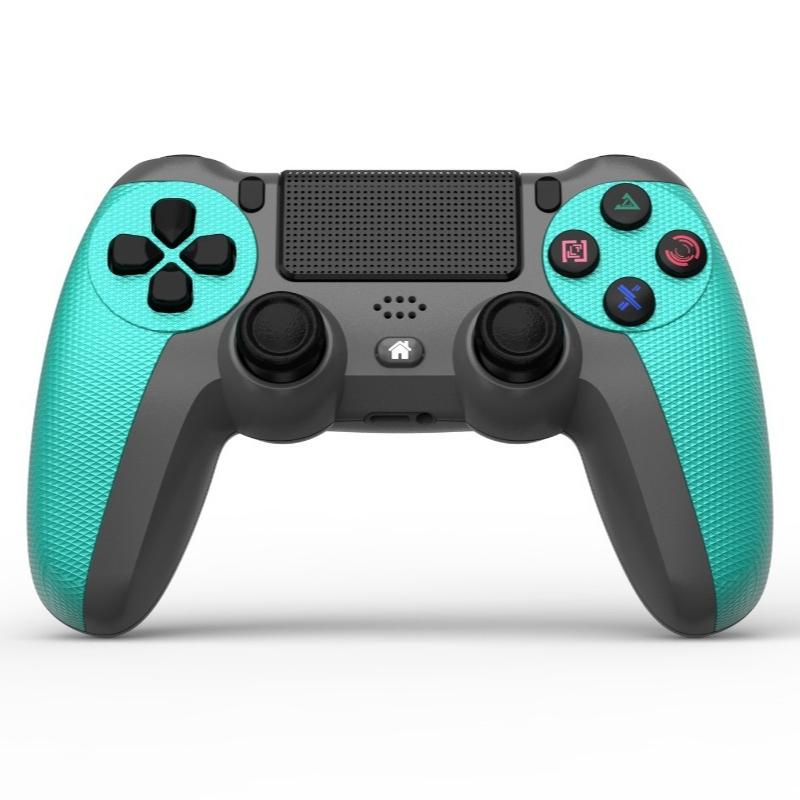 Wireless Bluetooth Game Controller, Compatible with PS4/PC, Dual Vibration 6-Axis Sensing Gamepad