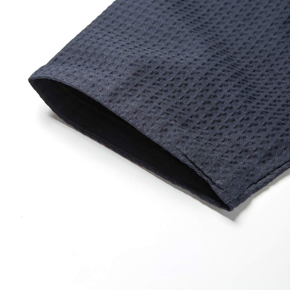 Kendo Honeycomb Waffle Navy 170cm [Chukenshi] Gi, Weave, Blue, Cotton,