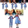 Halloween Chucky Costume For Kids With Polyester Fabric And Spooky Clown Design For Stage Performance