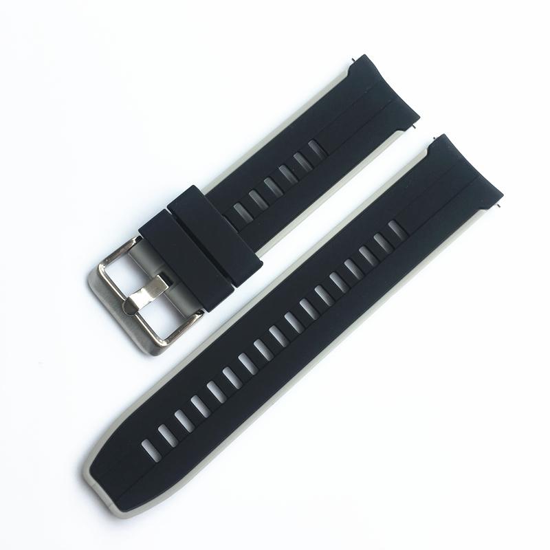 Soft Silicone Watchband 20mm 22mm Youth Color for Samsung Watch Rubber Quick Release Huawei GT2 Seiko Bracelet Band Strap