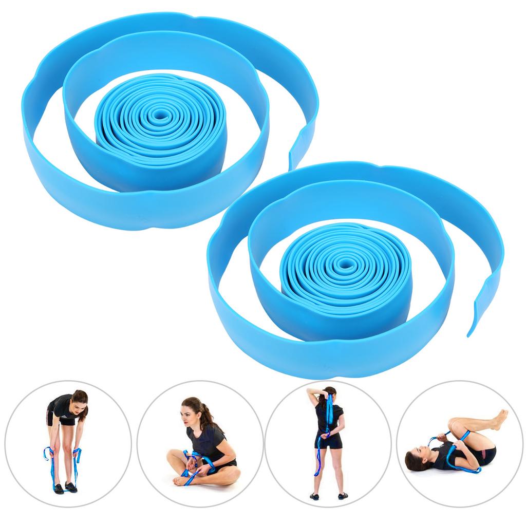 2PcsCelsiusSet 2.5M Elastic Bands Exercise Sports Stretching Strap Resistance Band Expander