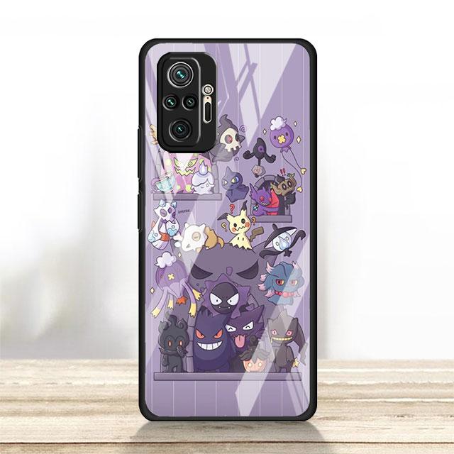 Θήκη από Γυαλί Anime Comic Pokemon Για Xiaomi Mi Poco X3 NFC F3 11T 11 Lite Funda Για Redmi Note 11 Pro 10 9 8 9C K40 Κάλυμμα Τηλεφώνου