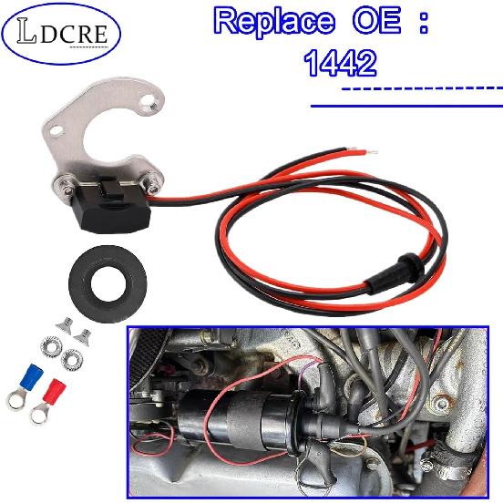 1442 Ignitor Electronic Ignition Conversion Kit, Pertronix Electronic Ignition Kit Compatible with IHC 4 Cylinder