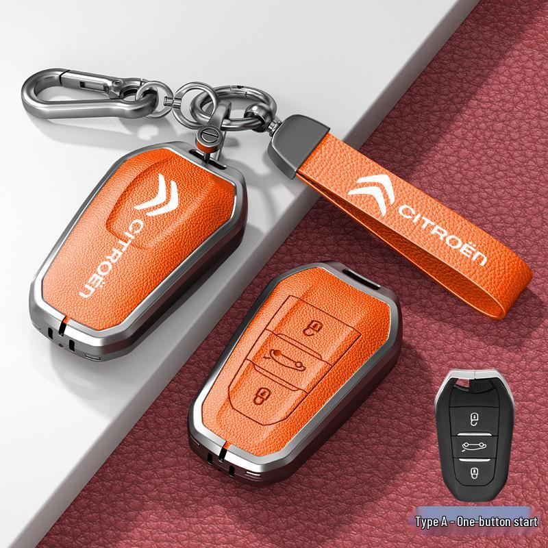 Car Key Cover & Buckle for Citroen C3XR, C4L, Tianyi, C5, C4 Sega, Elysee, C6 Models