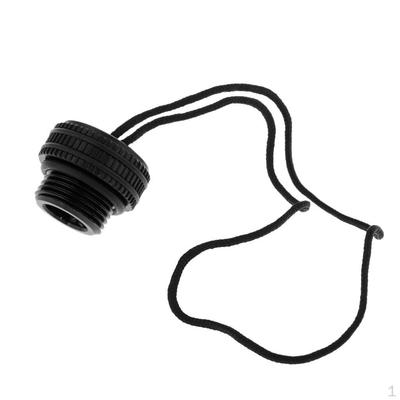 Regulator Tank Threaded Dust Plug Replacement with Attachment Lanyard & O-, Scuba Diving Snorkeling