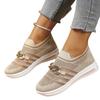Spring and Summer New Large-size Women's Shoes Fly-woven Hollow Color Matching Upper Metal Chain Wedge Casual Single Shoes