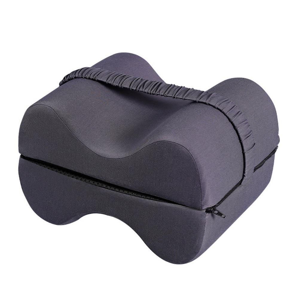 Verbessert Neu mit Beinkorrektur Memory-Schaum Kniekissen Einfarbig Faltbares Beinkissen Ausrichtungskissen Lindert Schmerzen im unteren Rücken