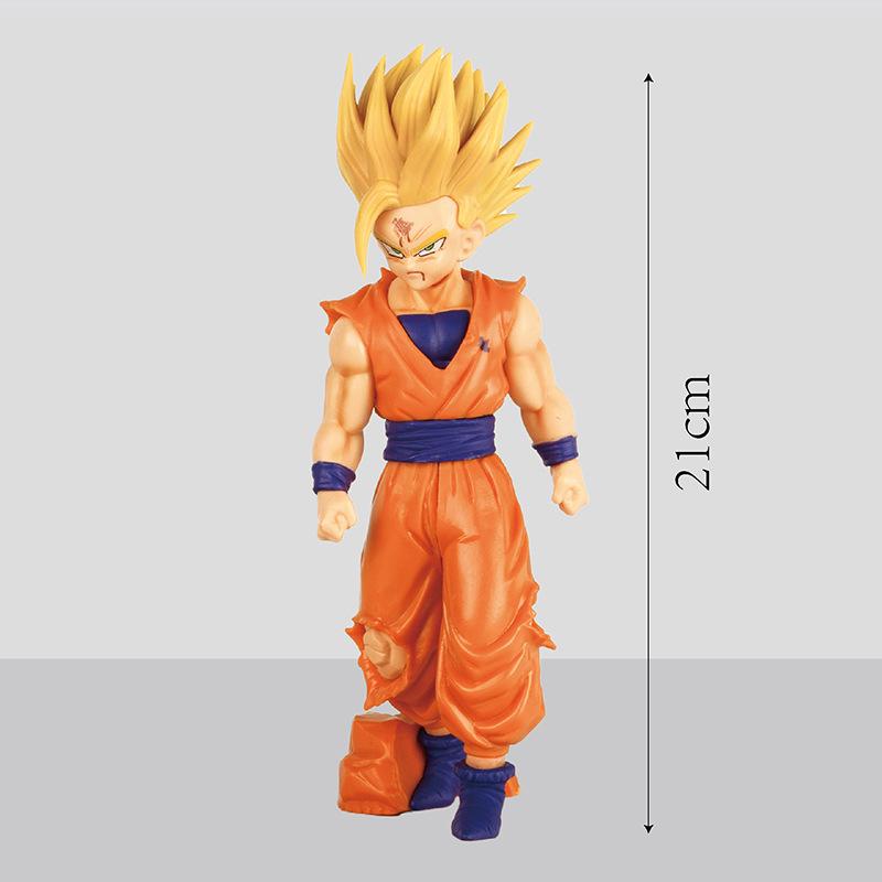 Dragon Ball Super Saiyan Gohan & Battle-Damaged Goku Figures - Car Decor/Birthday Gift
