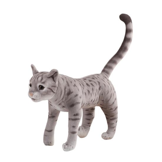 

Плюшевая игрушка для кошек, очень мягкая, очаровательный внешний вид, полностью заполненная, недеформируемая, мягкая игрушка для кошек кофейный