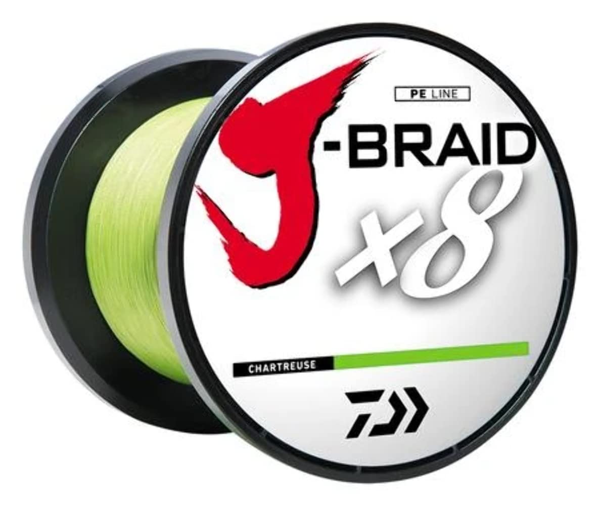 

Daiwa J-BRAIDX8, Bulk, Chartreuse, Mono Dia.= 12lb.