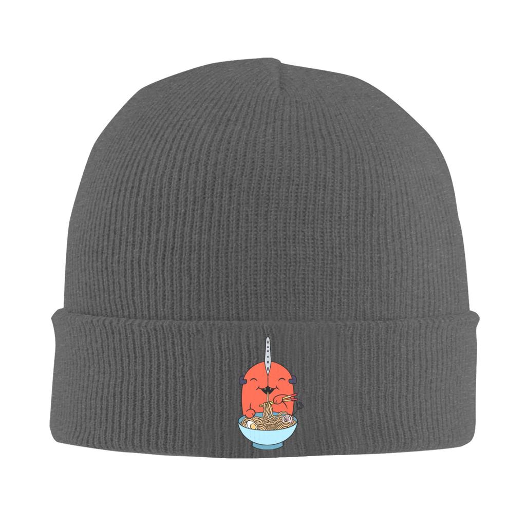 Pochita Chainsaw Man Knitted Caps For Women Men Beanie Winter Hat Acrylicanime Warm Melon Cap