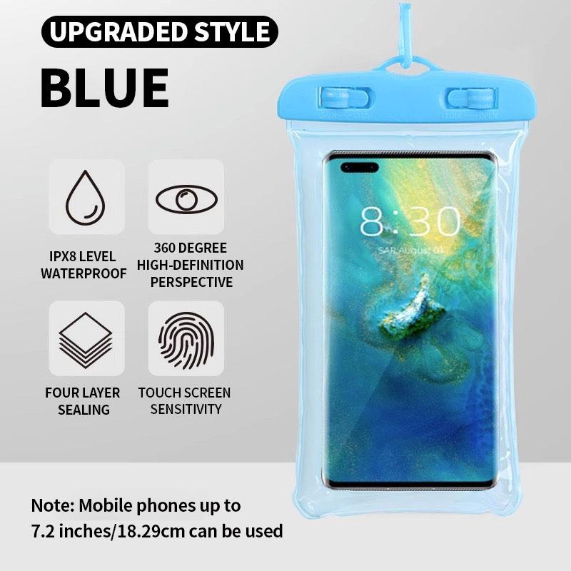 

Convenient waterproof phone bag, phone storage bag with hanging rope suitable for outdoor beach swimming, phone storage