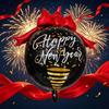 10Pcs Christmas Decorations, Spherical Aluminum Foil Balloons, Holiday Parties, Shop Window Decorations, Supplies