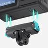 Rapid Release Metal Camera Mount Magnetic Lock Technology Double Attachment Harbors Stable Aluminum Alloy for Outdoor Filming Gear