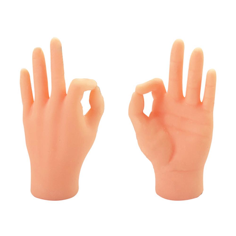 Winzige Fingerhände, Lustige Mini-Handpuppen, Miniatur-Kleine Hände, Realistisches Design Mini-Hand, Katzenspielzeug, Scherzartikel für Party-Gastgeschenke