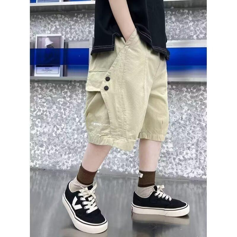 Boys' Summer Cotton Pants Fashion Thin Quick-Dry Mosquito-Repellent Pants Summer Children's Wear 2026 New Style Boys' Pants