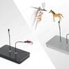 Model Painting Stand Base Holder 12PCS Alligator Clip Sticks Magnetic Bendable Clip Sticks Stand Base for Gundam Model Crafting