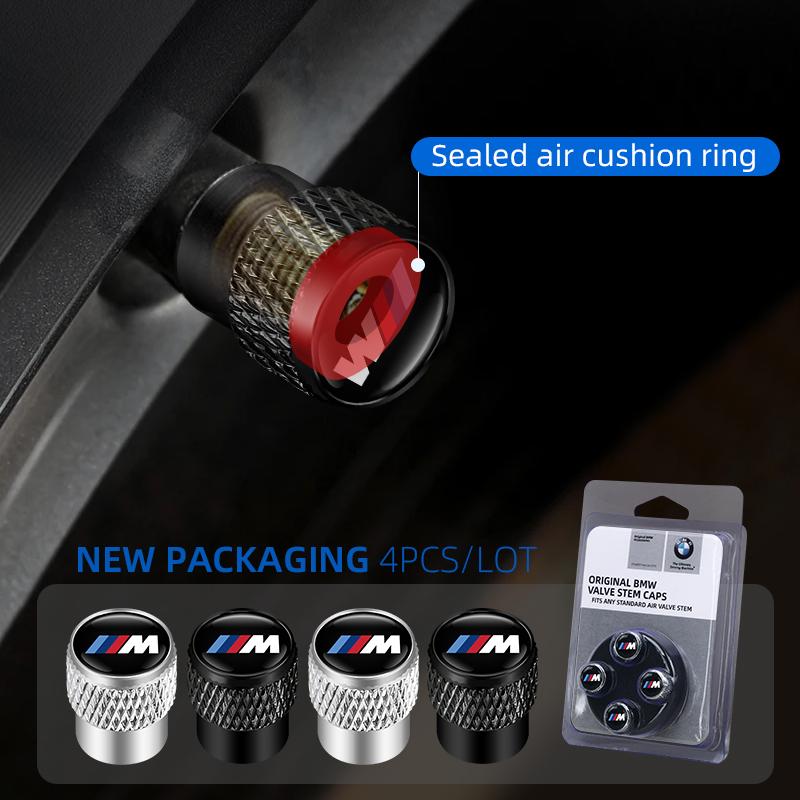 For BMW MS88Airdust Waterproof Car Wheel Tire Valve Caps Tyre Stem Covers For BMW M E36 E46 E90 E91 E87 F10 X2 3 5 6 7 Series G20 G30 X3 X1
