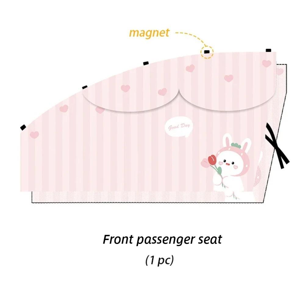 

Качественный боковой козырек от солнца на окно автомобиля, магнитный козырек на заднее лобовое стекло, милый мультяшный складной чехол на окно автомобиля