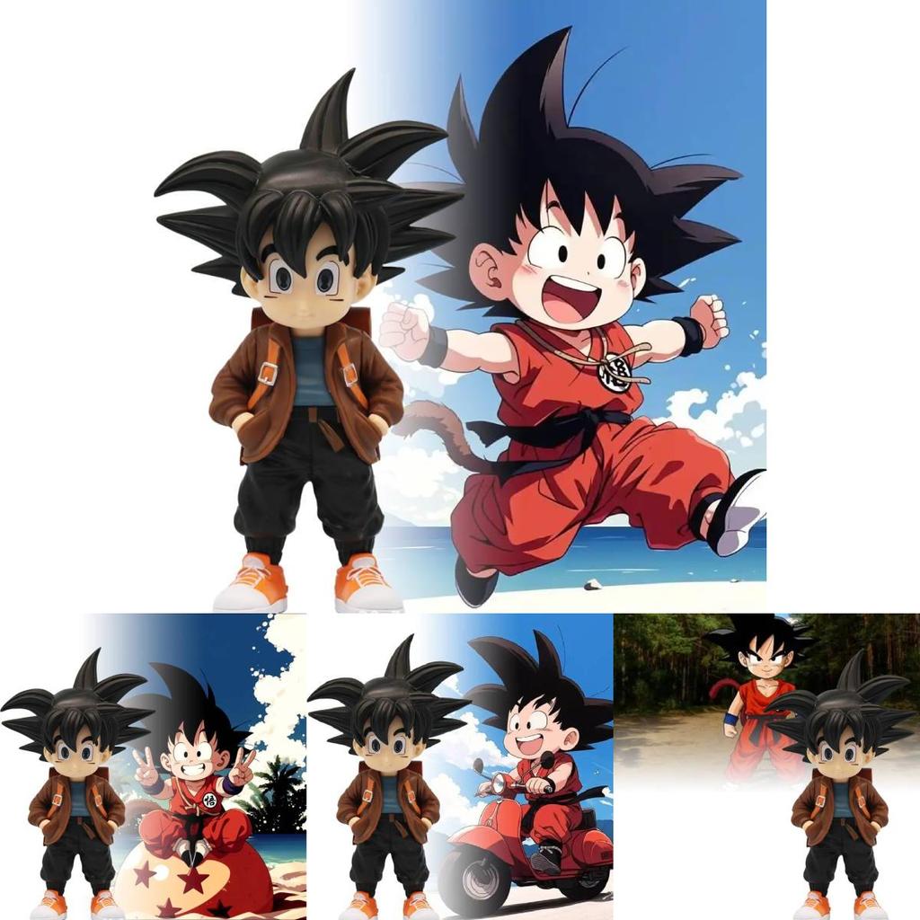 High Quality Pvc Dragon Ball Z Goku Figurine 15.5cm Cute Anime Display Model