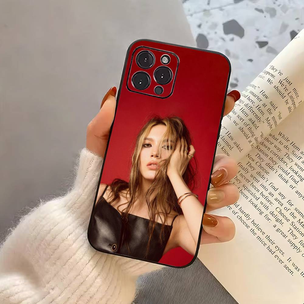 COOL Girl E-Eileen G-Gu-EG Phone Case For iPhone 17,16,15,14,13,12,11 Plus,Pro Max,XS,Soft Silicone Black Cover