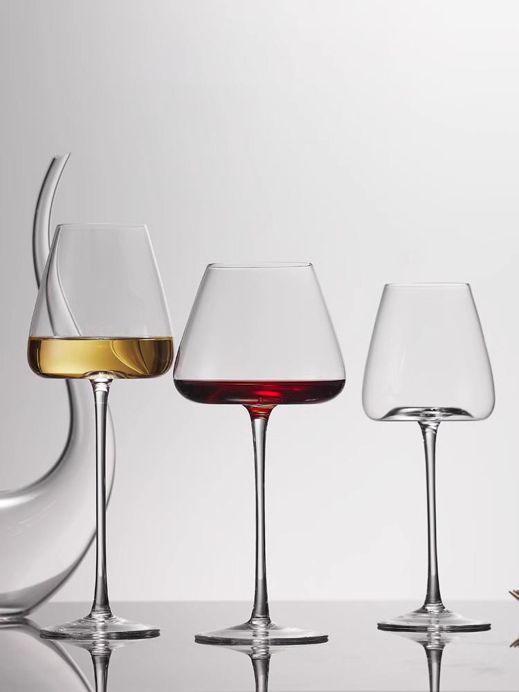 720ml Velké Evropské Sklenice na Víno Burgundské Čiré Sklenice na Červené Víno Vysoká Hodnota Křišťálové Sklo Sklenice na Hrozny Šampaňské Vysoká Kapacita