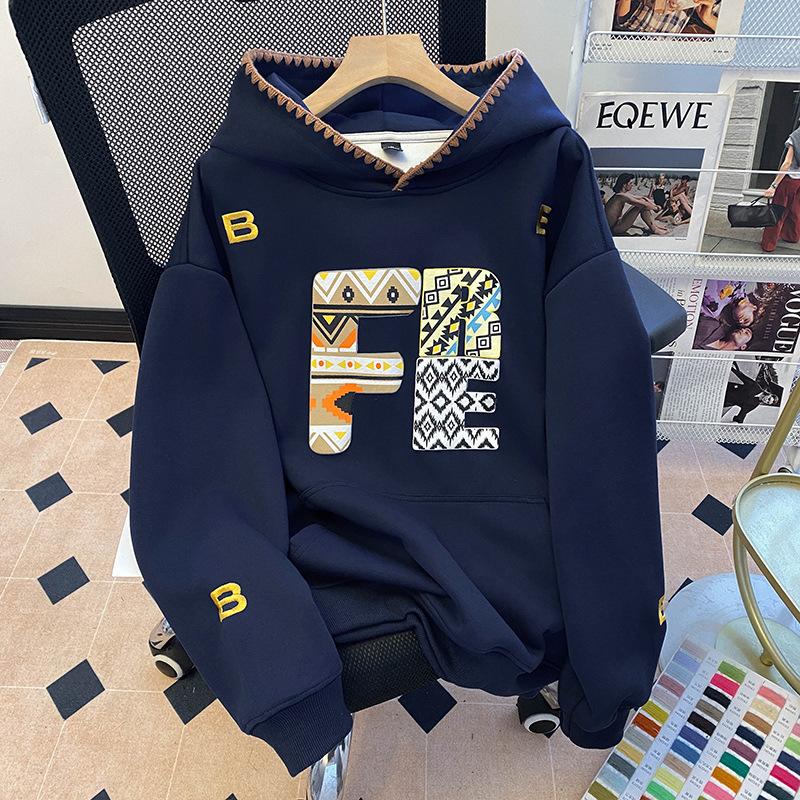 

[Pure cotton Chinese cotton composite milk silk} white gray sweater women s autumn thin coat 2XL Темно-синій