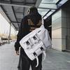 Schoolbagins Versatile Fanny Pack Trendy Cool Personalized Breast Bag Men's Simple Small Satchel Outdoor Sports Mobile Phone Bag Men's Messenger Bag